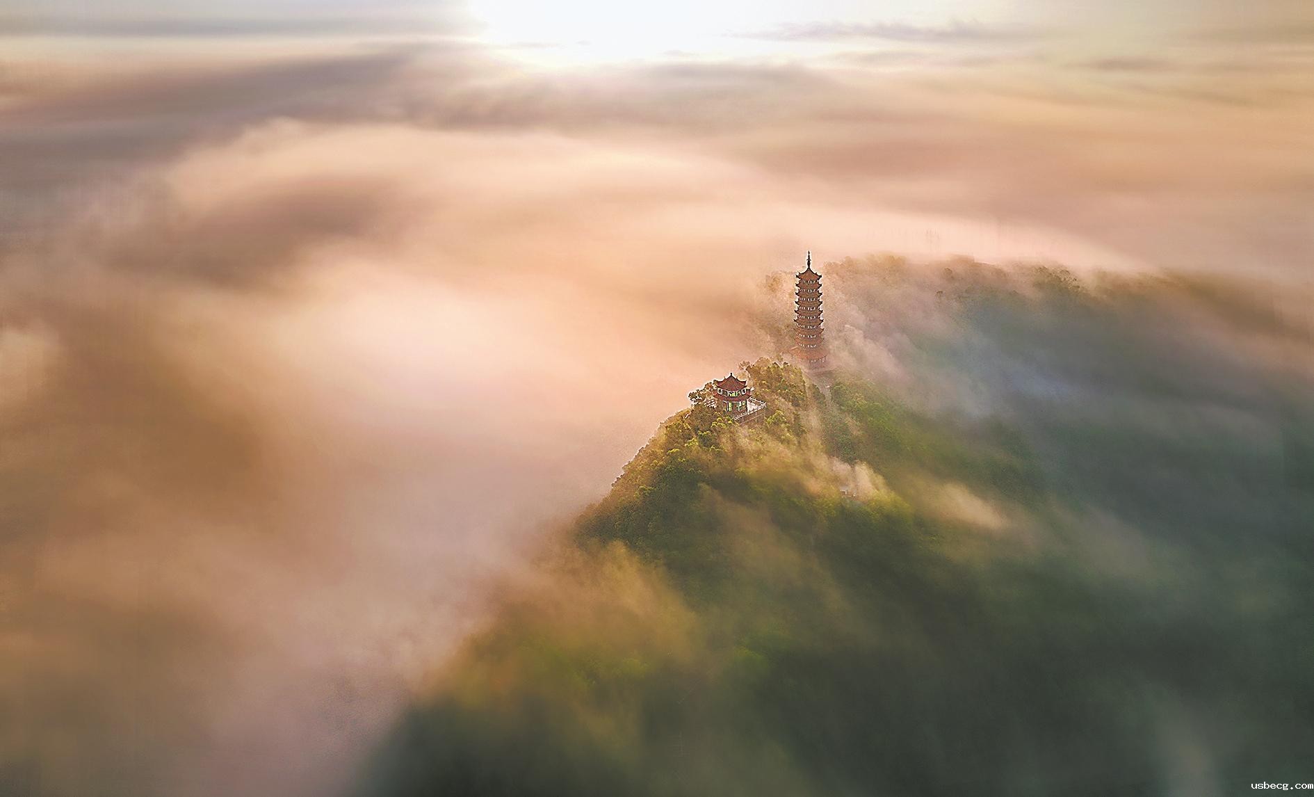 江门鹤山大雁山：踏遍春山 雁影波光